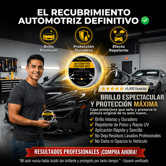William Weir Cera Automotriz Brillo Pro