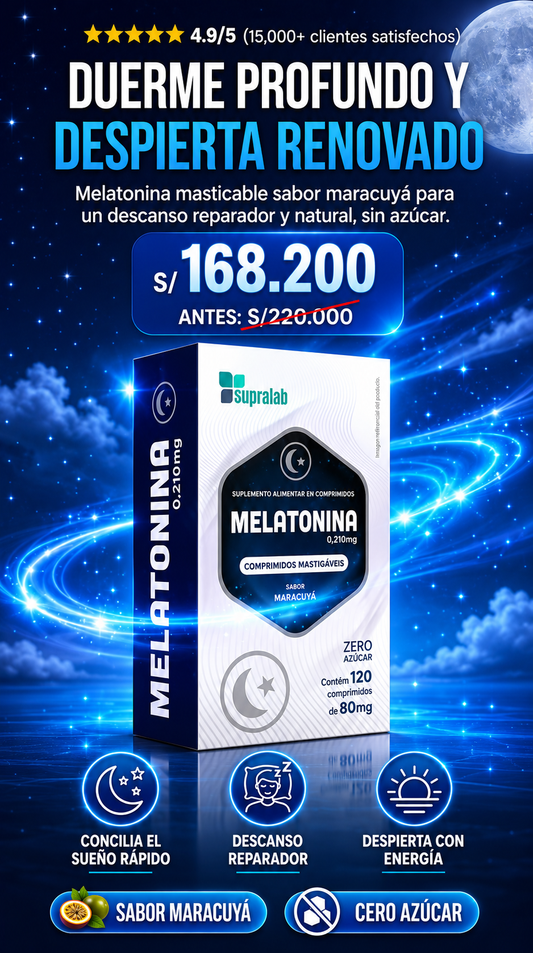 Melatonina — Dormí profundo y despertá descansado